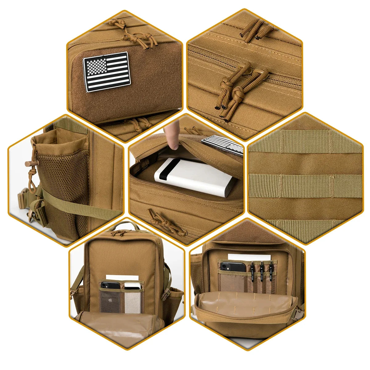 45L Tactical Backpack for Men  Outdoor camping equipment back pack Hiking Survival Rucksack travel backpacks School Bag