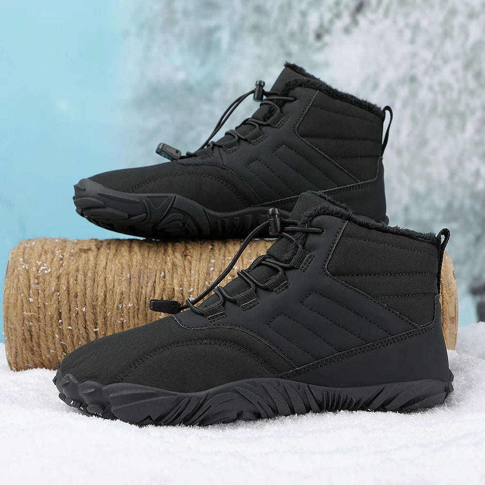 2023 Winter Booties for Men Women Snow BareFoot Casual Shoes Outdoor Work Shoes or Trekking Climbing Working High Ankle Snow Boo