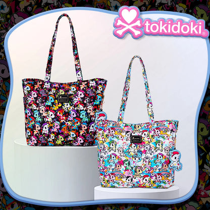 Tokidoki Official Licensed Shoulder Bag for Women with Unicorno Keychain Tote Bag Large Capacity Handbag for Work Travel