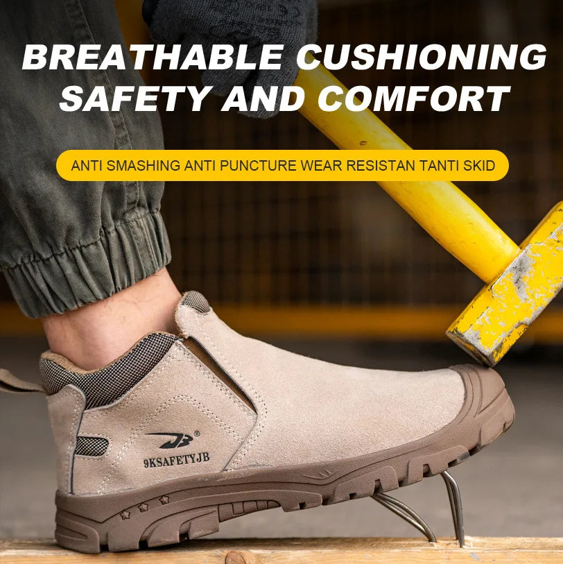 Insulation Men Work Boots Puncture-Proof Safety Shoes Composite Toe Welder Protective Shoes Indestructible Work Shoes Sneakers