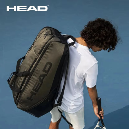 HEAD Tennis Racket Bag 9-12 Pack PROX Series Large Capacity Sports Backpack Can accommodate 9-12 Tennis Rackets Court Bag