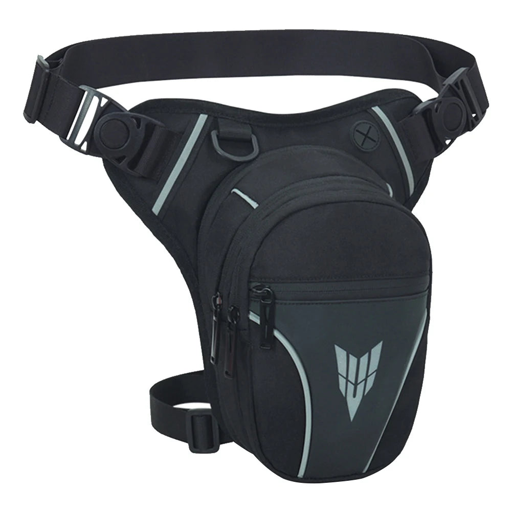 Men Motorcycle Leg Side Bag Waterproof Motorbike Thigh Belt Bag Multifunctional Motorcycle Hip Waist Bag Outdoor Sports Ride Bag