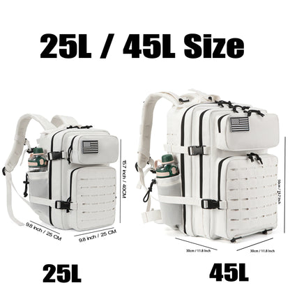 25L/45L trekking backpack, suitable for travel, sports and daily use. Applicable to camping, outdoor sports and daily activities