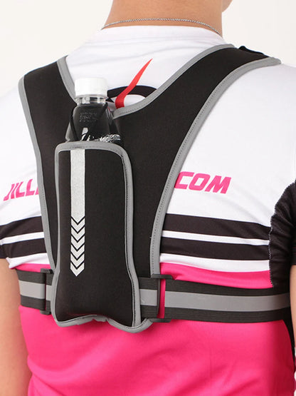 Sport Vest Phone Bag Reflective Cycling Backpack Multifunctional Sports Phone Chest Pack Lightweight for Outdoor Cycling Hiking