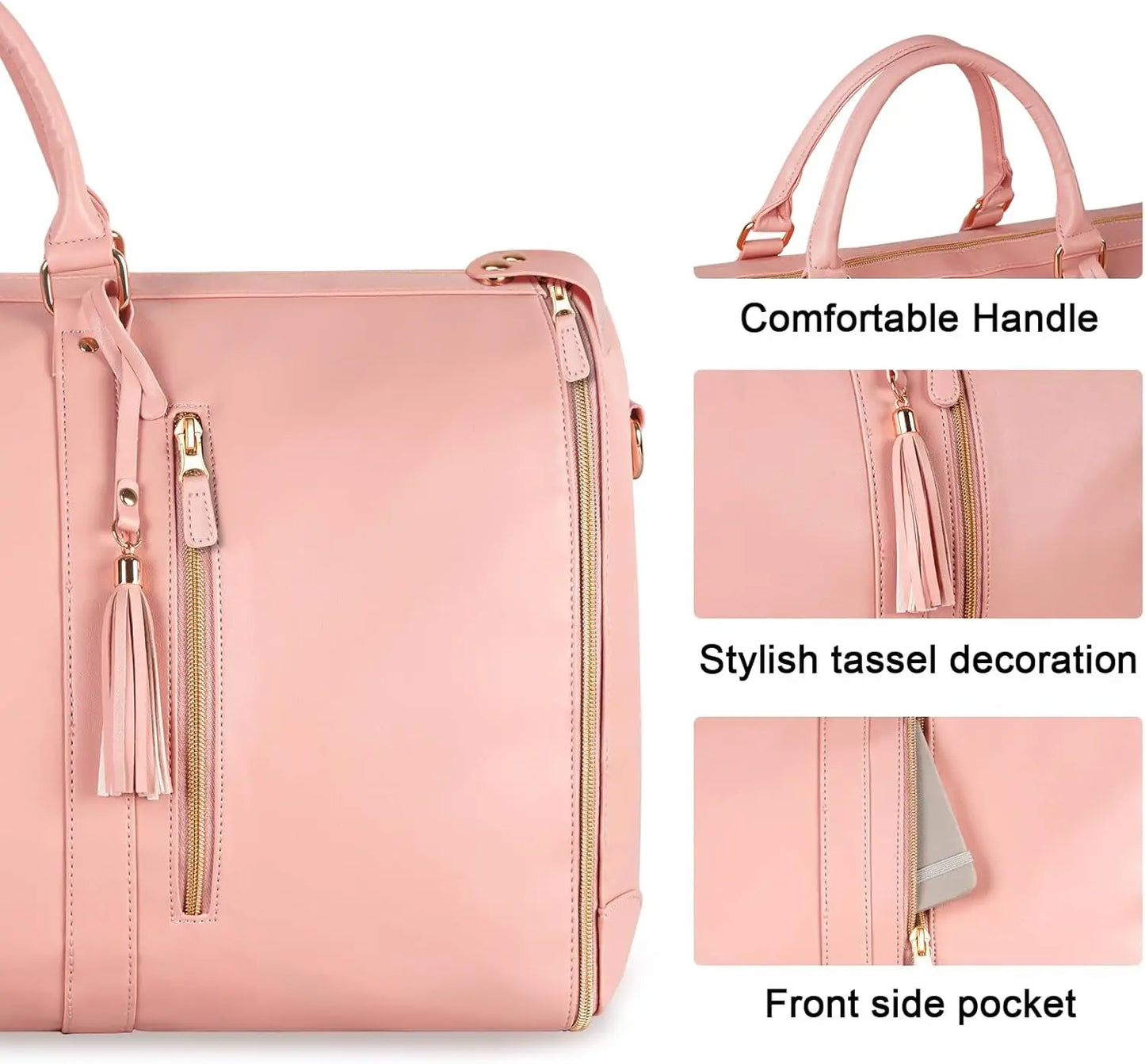 4-in-1 Convertible Garment Bag with Shoulder Strap