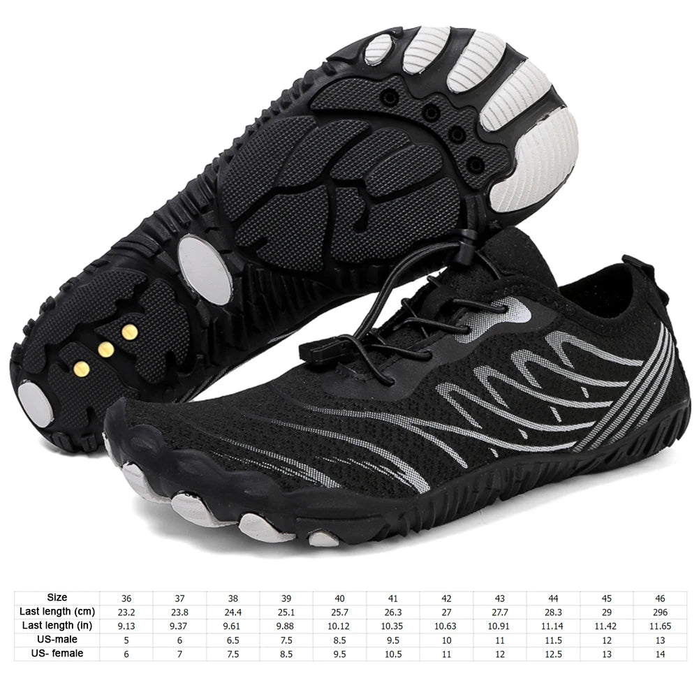 Grounding Shoes with Copper Grounded Footwear Non Slip Conductive Grounded Shoes Flexible Breathable Aqua Shoes for Water Sports