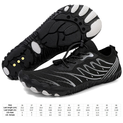 Grounding Shoes with Copper Grounded Footwear Non Slip Conductive Grounded Shoes Flexible Breathable Aqua Shoes for Water Sports