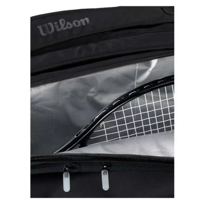 Wilson NOIR Tour 12/9 Pack Large Capacity Multifunction Tennis Racket Bags Professional Tennis Sports Backpack  Court Racket Bag