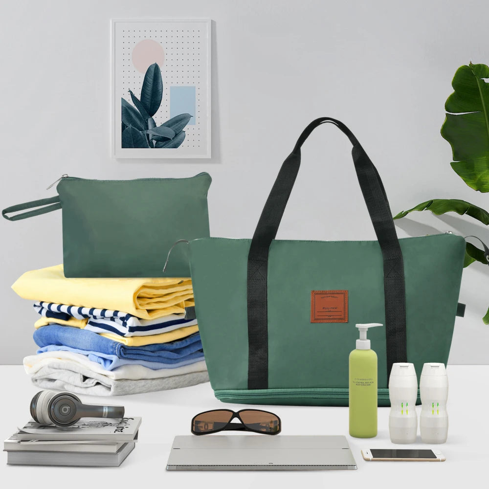 Hardshell Luggage Sets 3 Piece Carry-on Suitcases with Wheels TSA Lock for Men Women Green(20in)