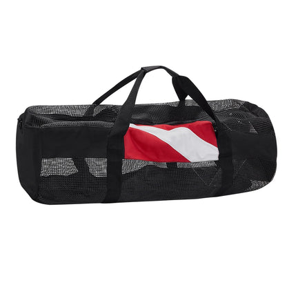 Swimming Beach Storage Bag Portable Scuba Diving Mesh Tote with Adjustable Shoulder Strap Snorkeling Gear Organizer