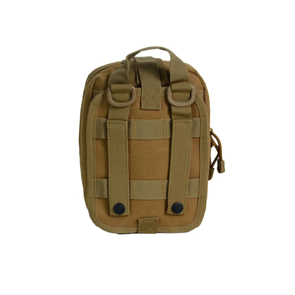 Tactical medical accessory bag, accessory bag, tactical waist bag, hiking camouflage, outdoor mountain climbing, first aid and l