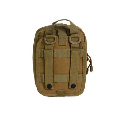 Tactical medical accessory bag, accessory bag, tactical waist bag, hiking camouflage, outdoor mountain climbing, first aid and l