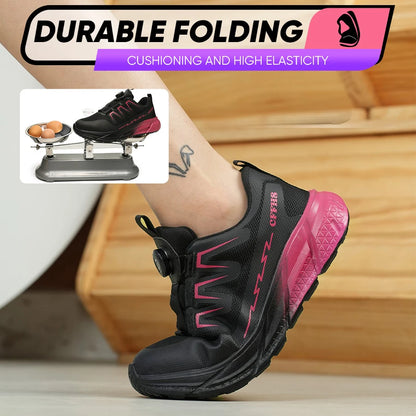 New women's anti-puncture anti-smash breathable fashion safety protection shoes