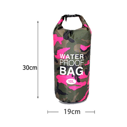15-2L Swimming Waterproof Dry Bag Outdoor Floating Trekking Beach Backpack PVC Thickened Double-Layer Fabric IPX6 Waterproof Bag