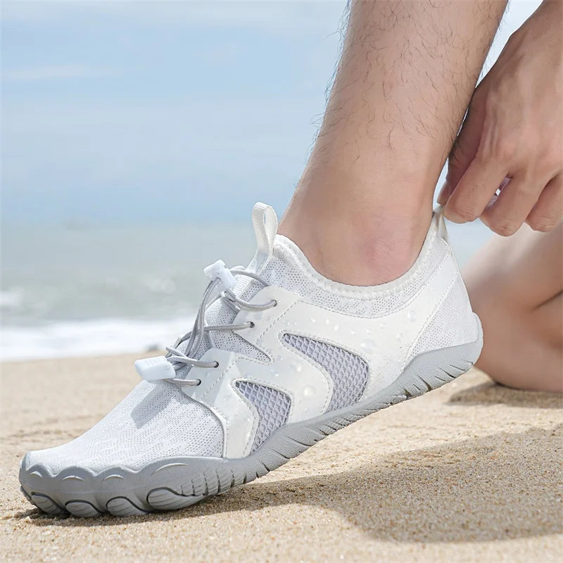 Men Diving Shoes Women Aqua Shoes Beach Swimming Water Sport Barefoot Sneaker Fitness Dance Outdoor Swim Surfing Snorkeling Shoe