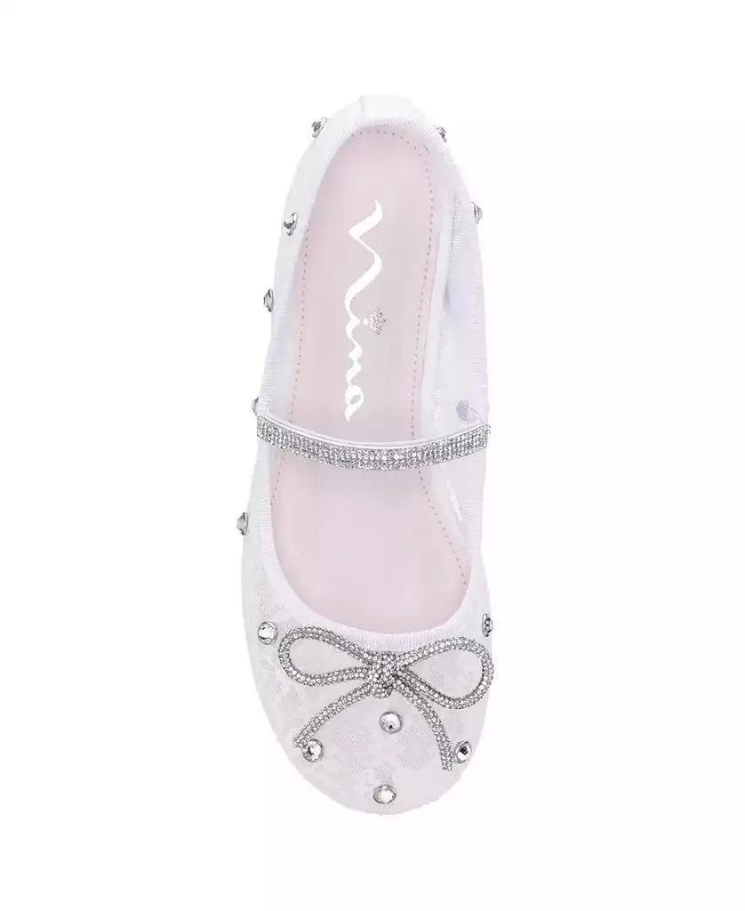 Nina | Little Girls Leva Ballet Flats