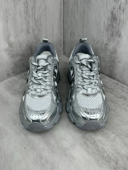 Spring Summer Outdoors Fashion Casual B20 Low-top Flat Bottom Shoes Men's Round Toe Breathable Net Cloth Lace-Up Anti-Skid Shoes