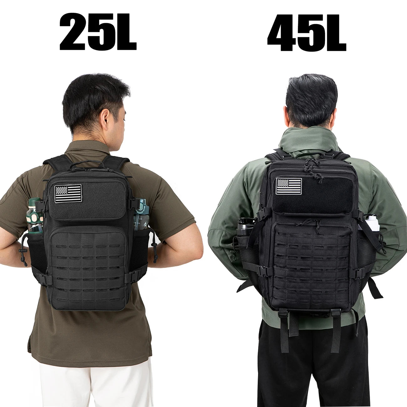 25L/45L trekking backpack, suitable for travel, sports and daily use. Applicable to camping, outdoor sports and daily activities