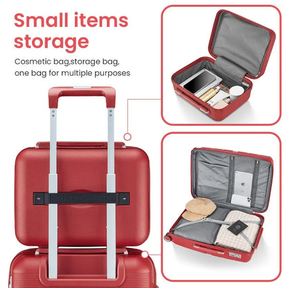 Luggage Sets 4 Piece 14 20 24 28 PP Lightweight Durable Expandable suitcase