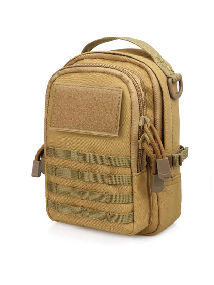 Tactical Molle Pouch Small, EDC Utility Tool Pouches  Compact Multi-Purpose Waist Bag, Mini Design of 3-Day Assault Backpack