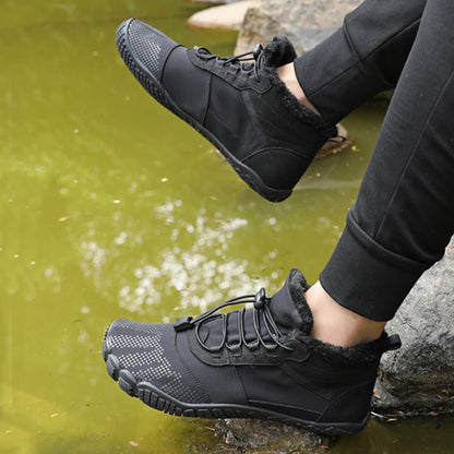 Women Men Outdoor Work Shoes Waterproof Male Snow Boots Warm Ankle Shoes Snow Casual Shoes for Trekking Climbing Working