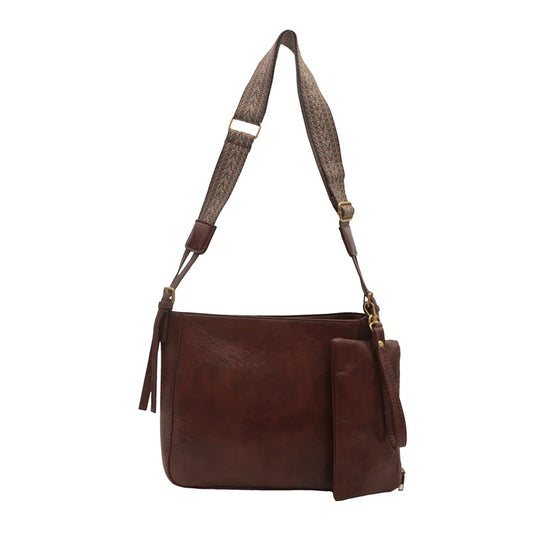 Shoulder Bag for Women Vegan Leather Hobo Purse with Adjustable Strap Handbag Solid Satchel Purse for Work Shopping