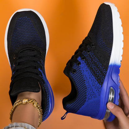 Women's running shoes, lightweight mesh, breathable and comfortable flat soft tennis shoes, blade sports shoes for women