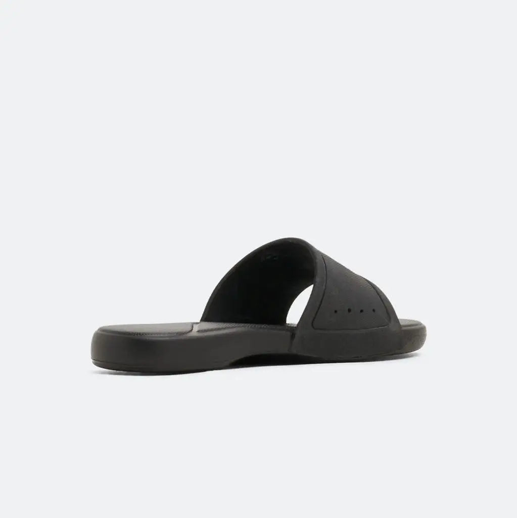Lacoste | Black Logo Slides