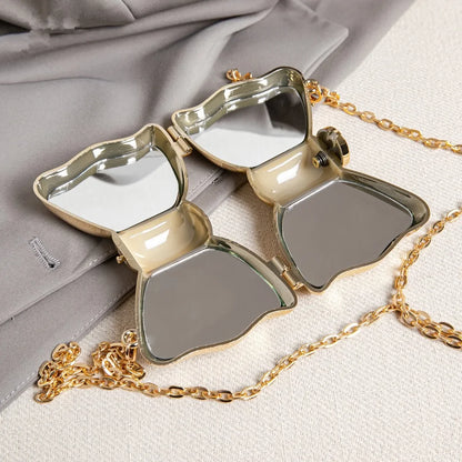 Golden Evening Bag Purses and Handbags Luxury Designer shoulder bags funny shape Party Wedding Round Acrylic Shiny Clutch purse