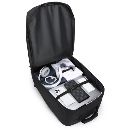 Kono Carry on Backpack 55x35x20cm Large Cabin Flight Bag Travel Hand Luggage Shoulder Bag 38L