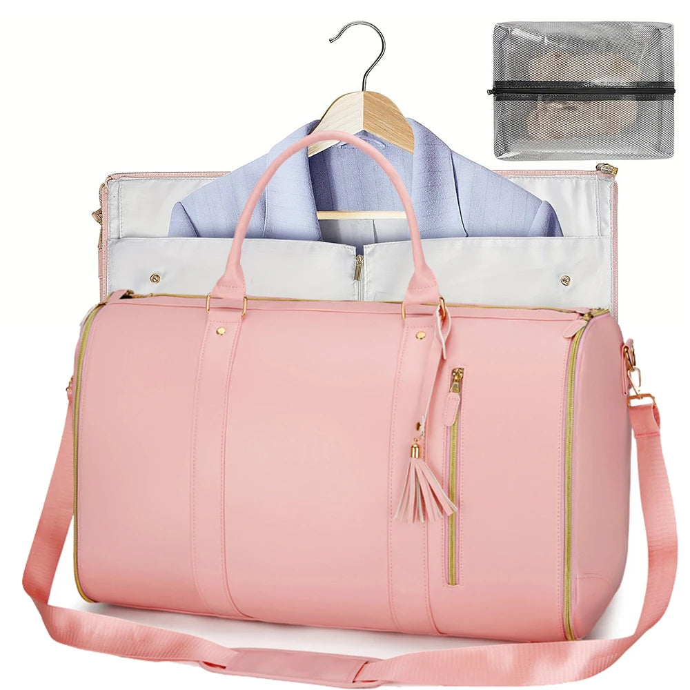 4-in-1 Convertible Garment Bag with Shoulder Strap