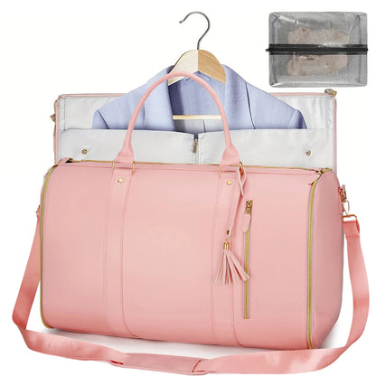 4-in-1 Convertible Garment Bag with Shoulder Strap