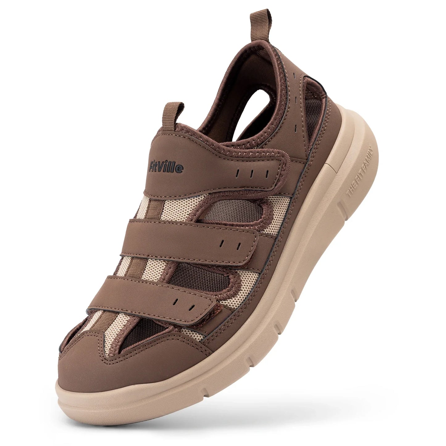 Men'S Summer Sandals Widened Diabetes Shoes Mens Casual Shoe Lightweight For Plantar Fasciitis Arch Support Relief Pain