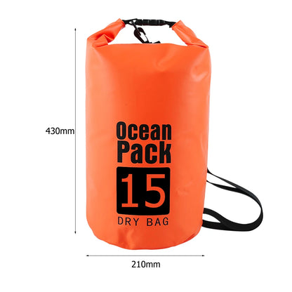 20L Inflatable Open Swimming Buoy Tow Float Dry Bag With Waist Belt For Boating Rafting Swimming Bucket Water Sport Safety Bag