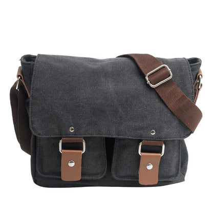 Leisure Retro Motorcycle Saddlebag Universal Side Bag With Removable Inner Bag Travel Motorbike Luggage Shoulder Bag Canvas