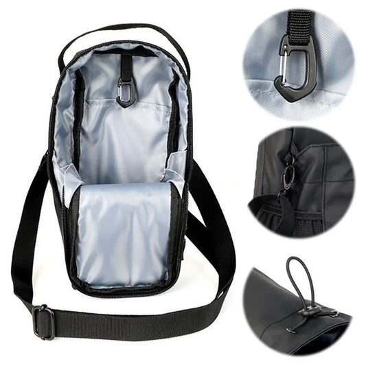 Magnetic Water Bottle Bag Sling Bag Crossbody Water Bottle Pouch Phone Holder Water Bottle Carrier Bag for Men Women