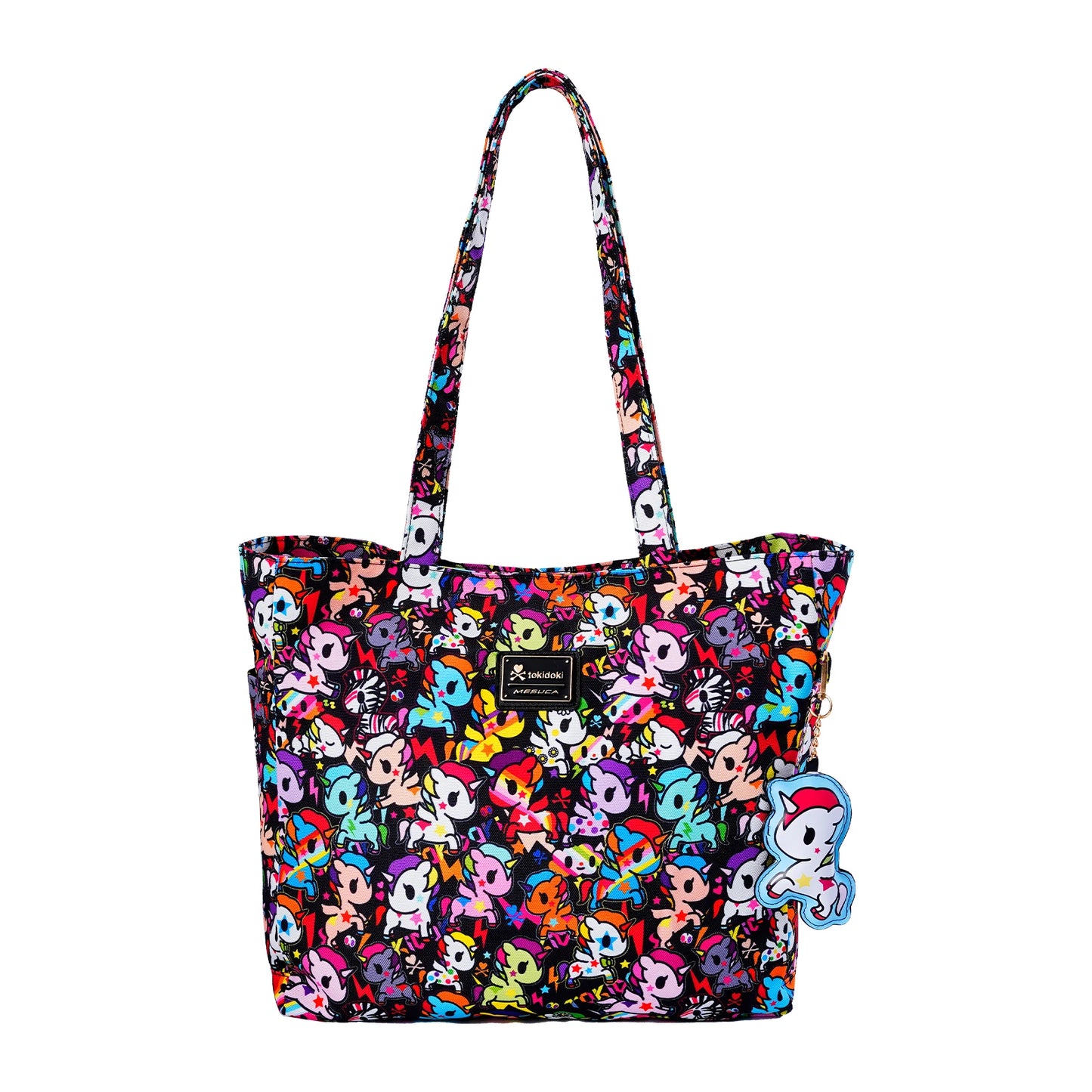 Tokidoki Official Licensed Shoulder Bag for Women with Unicorno Keychain Tote Bag Large Capacity Handbag for Work Travel
