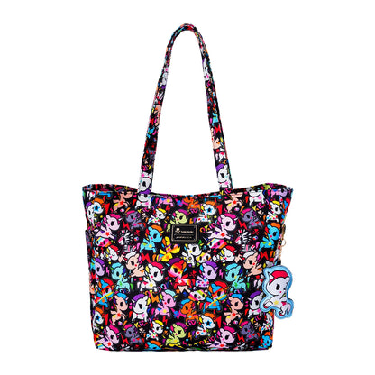 Tokidoki Official Licensed Shoulder Bag for Women with Unicorno Keychain Tote Bag Large Capacity Handbag for Work Travel