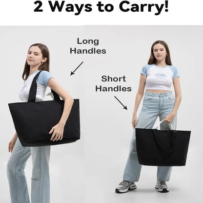 22'' 50L Large Canvas Bag, Extra Large Tote Bag for Women, Overnight Bags for Travel