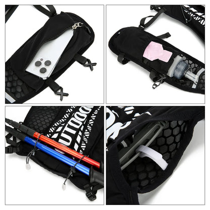 5L Ultralight Storage Knapsack Breathable Hiking Nylon Pouch Lightweight Running Bag Marathon Cross-Country Running Backpack