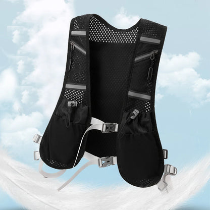 Hydration Running Vest Hiking Vest Pack Multi-pockets Lightweight Cycling Backpack Breathable for Trail Running Marathons