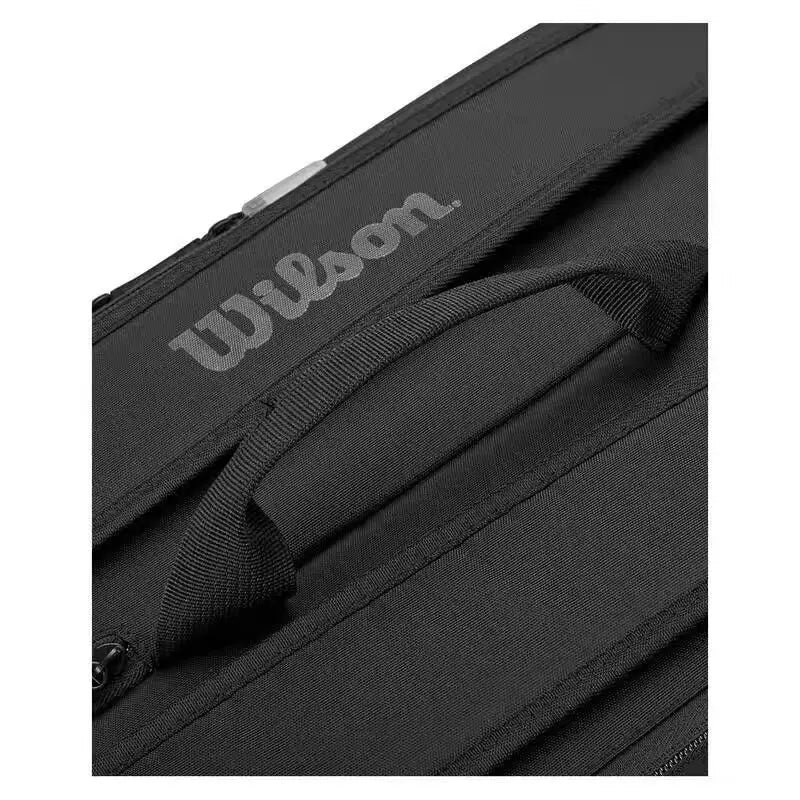 Wilson NOIR Tour 12/9 Pack Large Capacity Multifunction Tennis Racket Bags Professional Tennis Sports Backpack  Court Racket Bag
