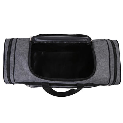 Oxford Dry Wet Separation Bags Waterproof Sports Backpack Purse Multifunctional Wear-resistant Side Zippers for Outdoor Football