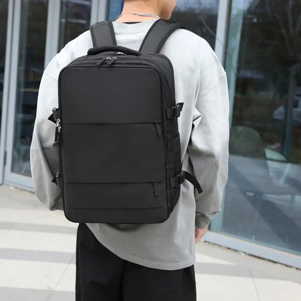 Travel Backpack for Men and Women - Large Capacity Multi-Pocket Waterproof School Bag, Ideal for College, Hiking, and Casual Day