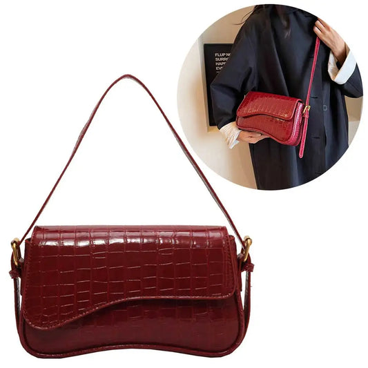 Chic PU Leather Mini Hobo Bag for Women with Large Capacity Stylish Sling Design and Adjustable Shoulder Strap