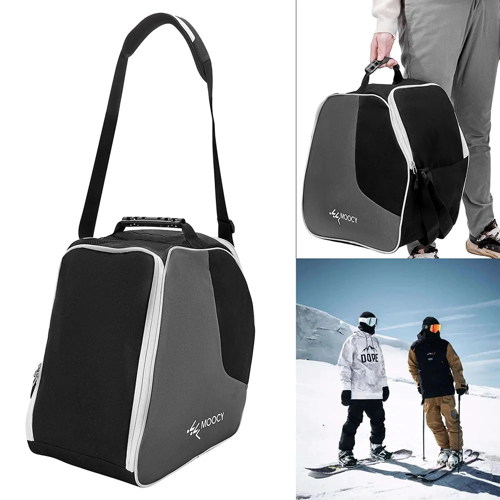 Portable Outdoor Ski Bag Waterproof Professional Outdoor Winter Ski Equipment Storage Bag Non-slip for Ski Helmet Goggles Gloves