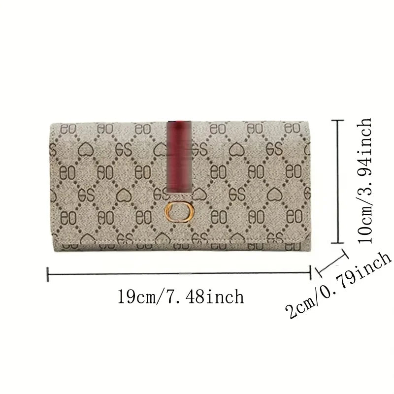 Long large capacity card bag wallet Integrated mobile phone large money storage card holder Women's men's travel wallet