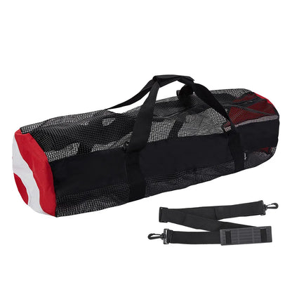 Extra Large Scuba Diving Mesh Tote with Adjustable Shoulder Strap for Travel Gym Workout Swimming Beach Storage Bag