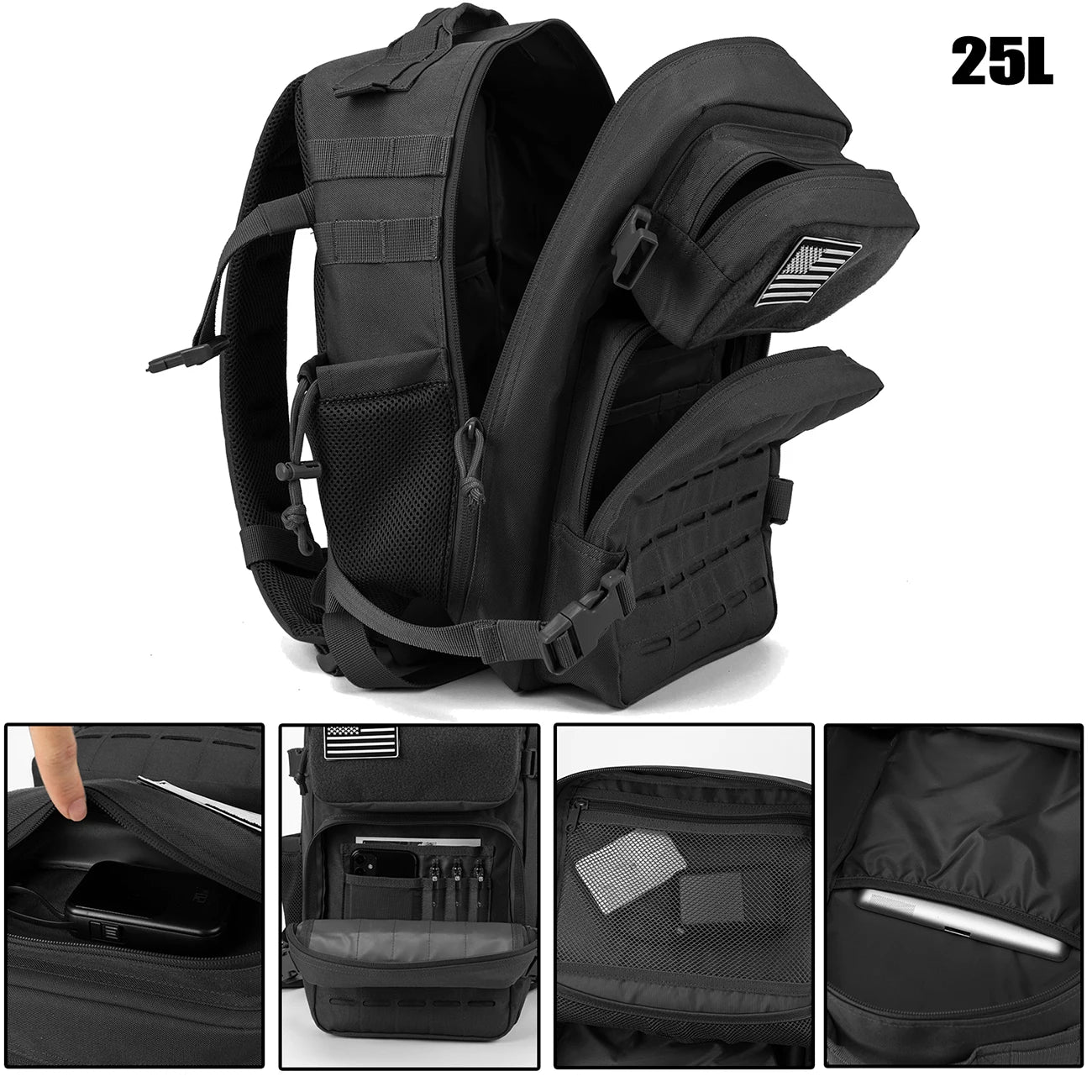 25L/45L trekking backpack, suitable for travel, sports and daily use. Applicable to camping, outdoor sports and daily activities
