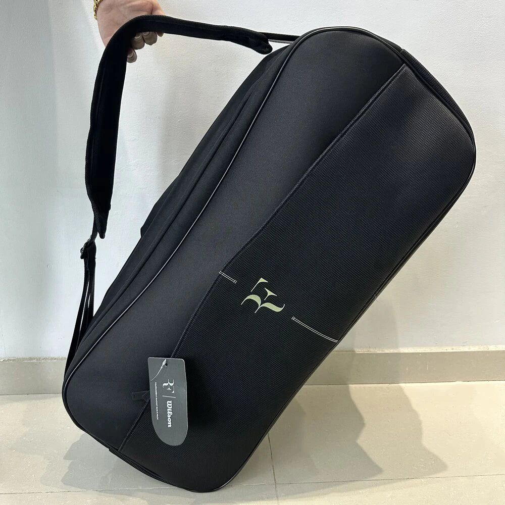 Wilson New Tennis Bag RF Series Federer High-Capacity Multifunctional Racket Bag Can Accommodate Up To Fifteen Tennis Rackets